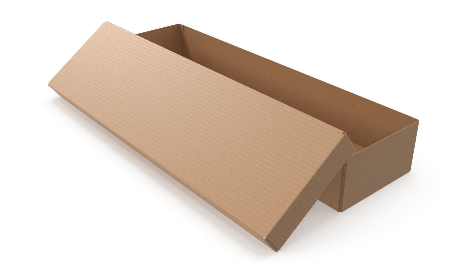 Cardboard box 08 3D model_4