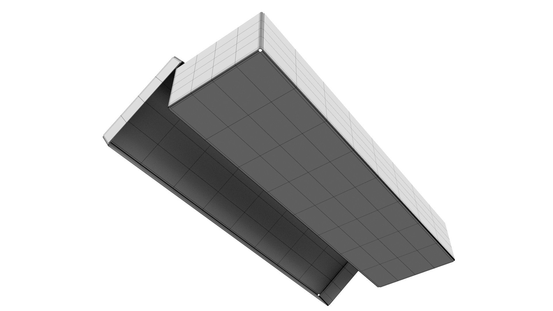 Cardboard box 08 3D model_11