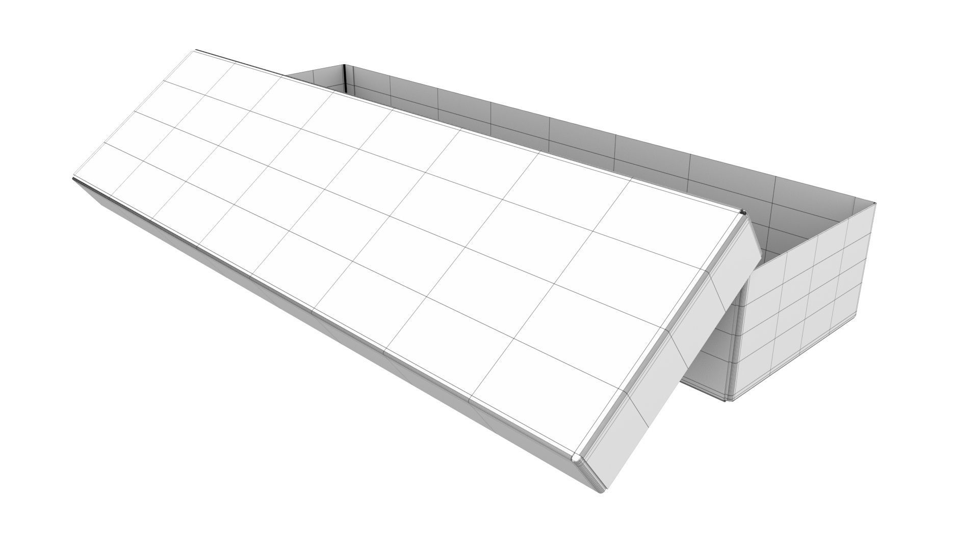 Cardboard box 08 3D model_8