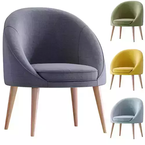 Oreved Armchair By Jysk 3D model