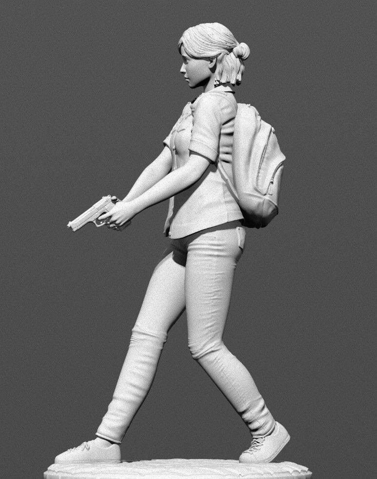 Ellie  from The Last Of Us 3D print model_3