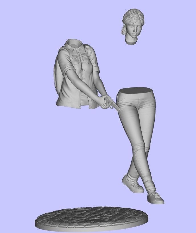 Ellie  from The Last Of Us 3D print model_6
