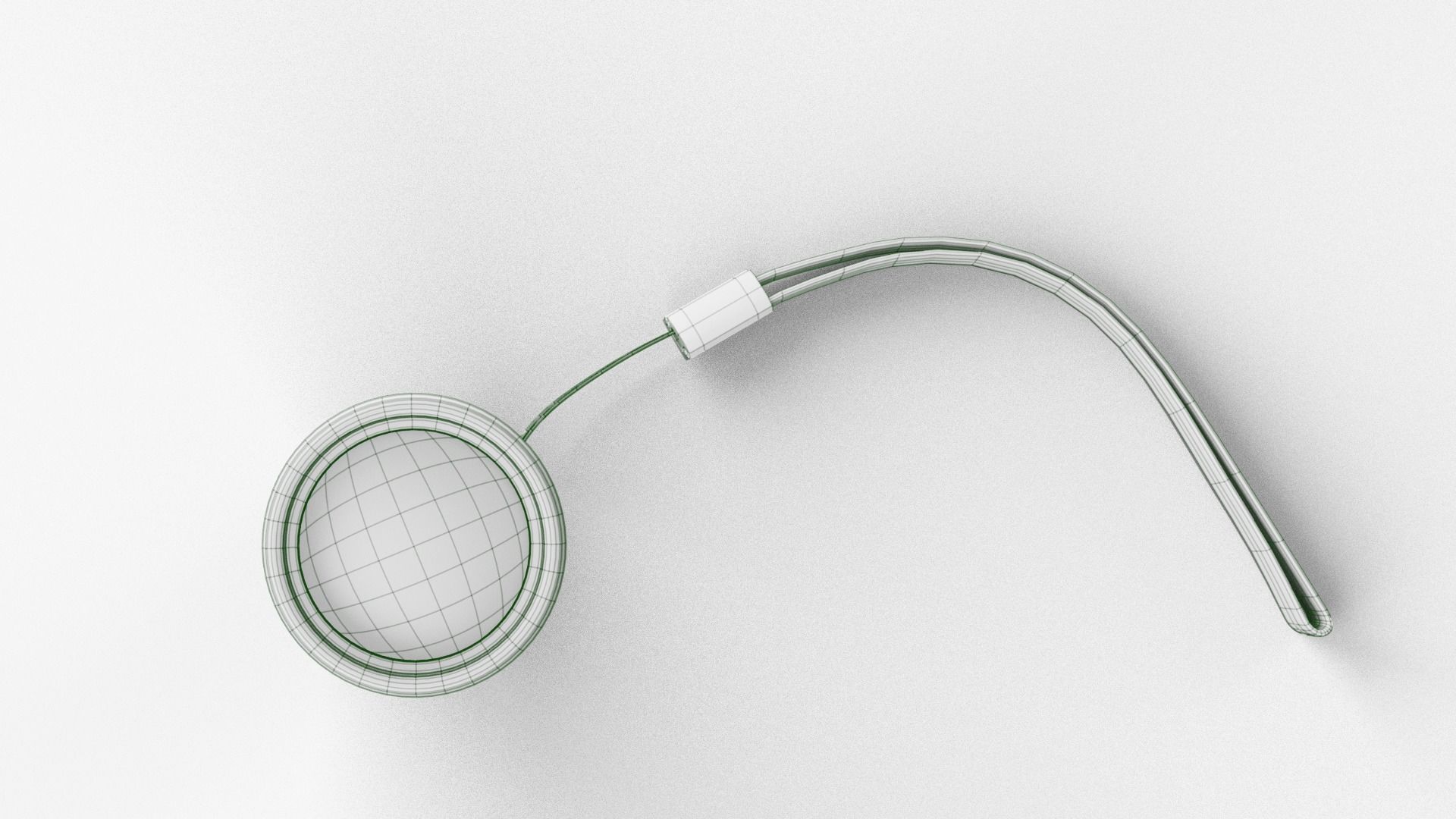 Flashlight Blue 3D model_12