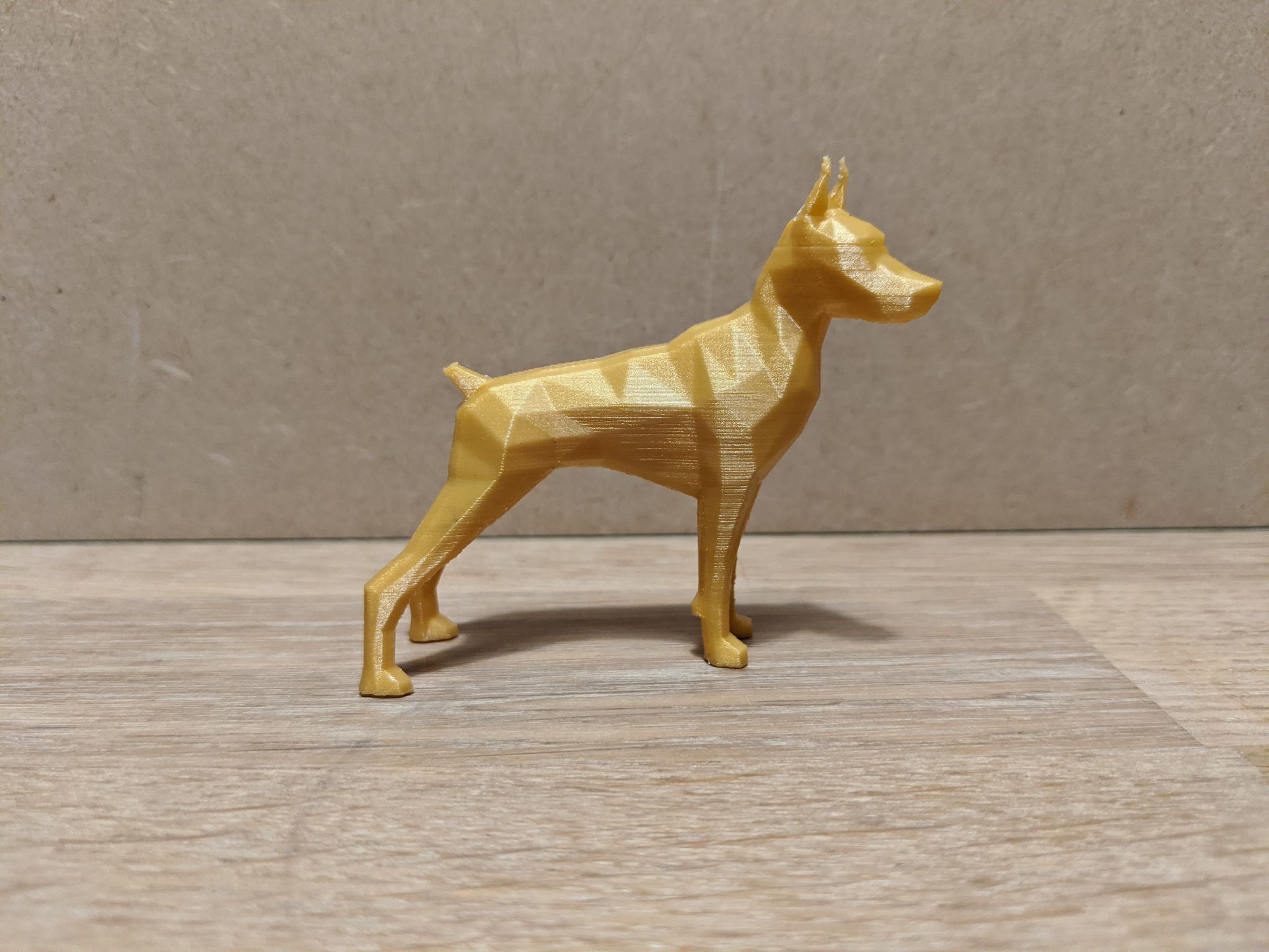 Low Poly Dog Collection polygonal 3D print model_2
