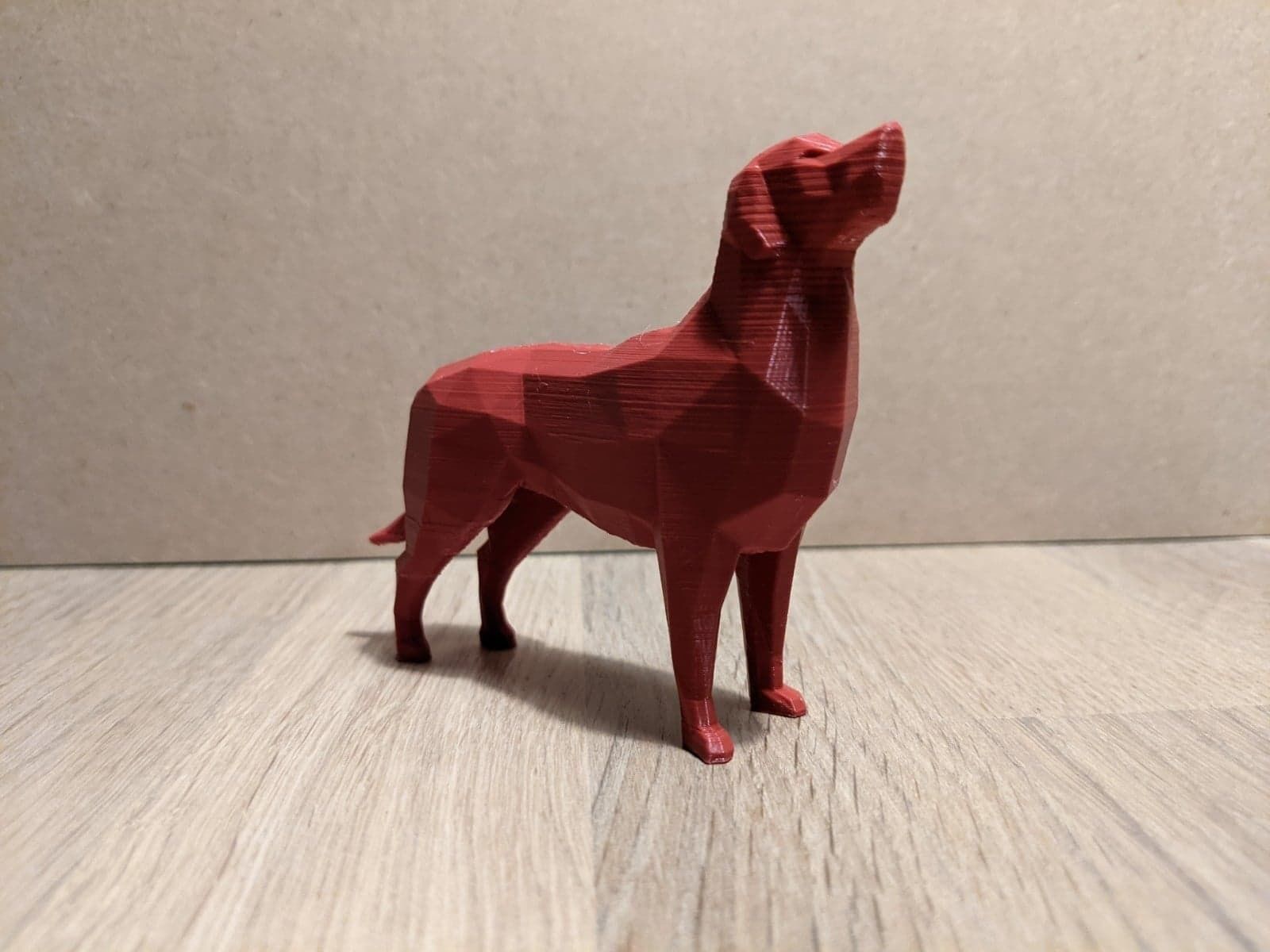 Low Poly Dog Collection polygonal 3D print model_8