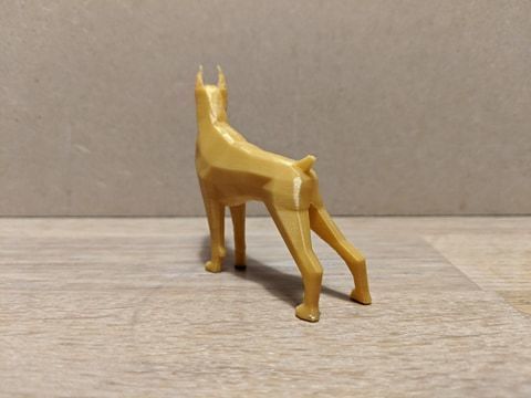 Low Poly Dog Collection polygonal 3D print model_3