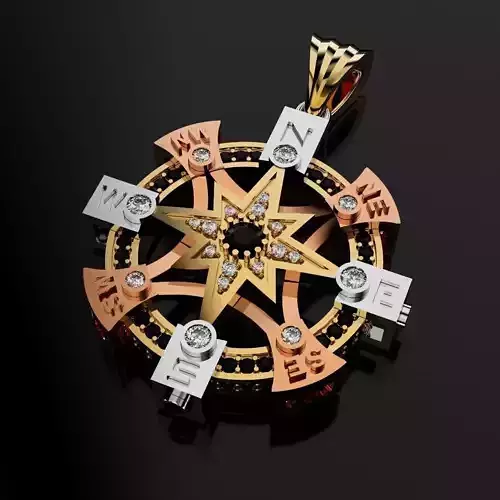 Compass Rose PENDANT