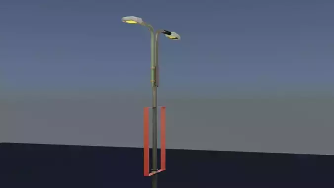 3D street light