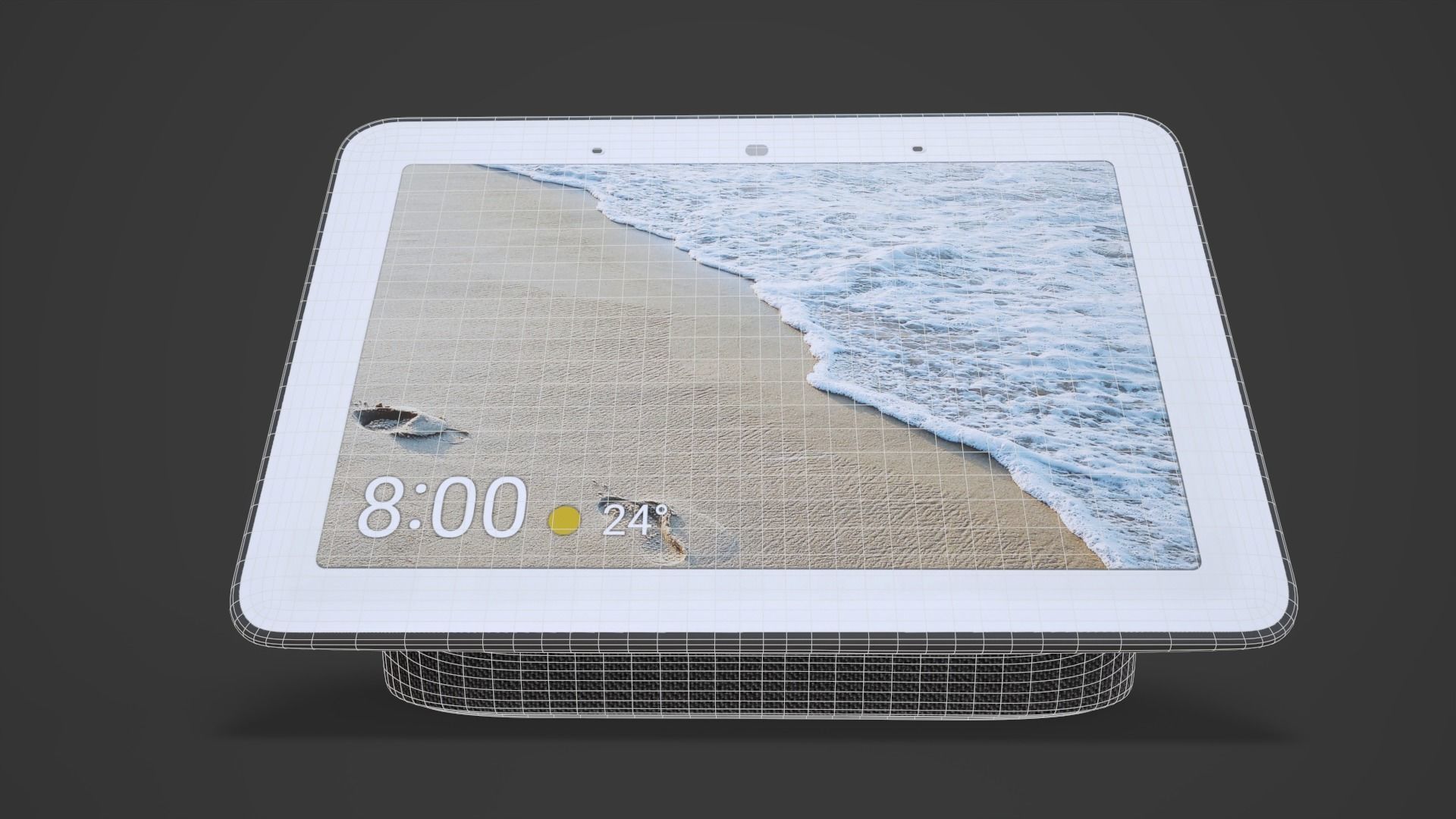 Google Home Nest Hub 3D model_8