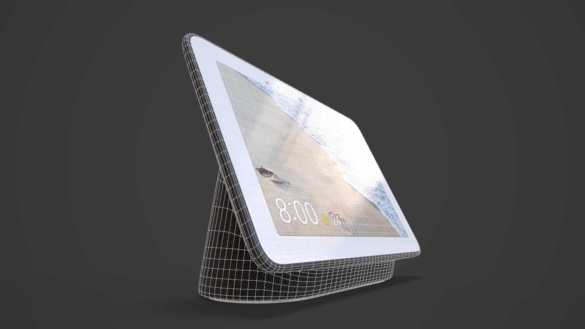 Google Home Nest Hub 3D model_9