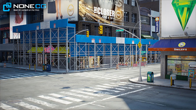 New York 7th Avenue  V2 3D model 6