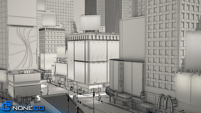 New York 7th Avenue  V2 3D model 4
