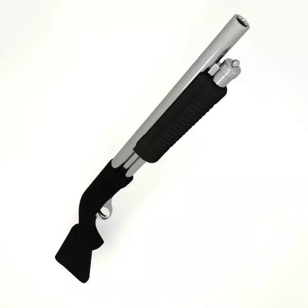 Shotgun 3D model_0