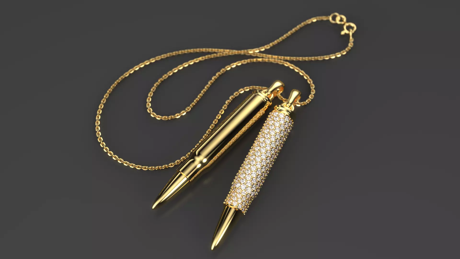 Bullet Pendant 3D print model
