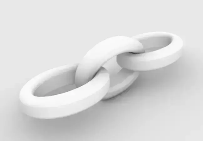 OVAL LINK Free 3D model