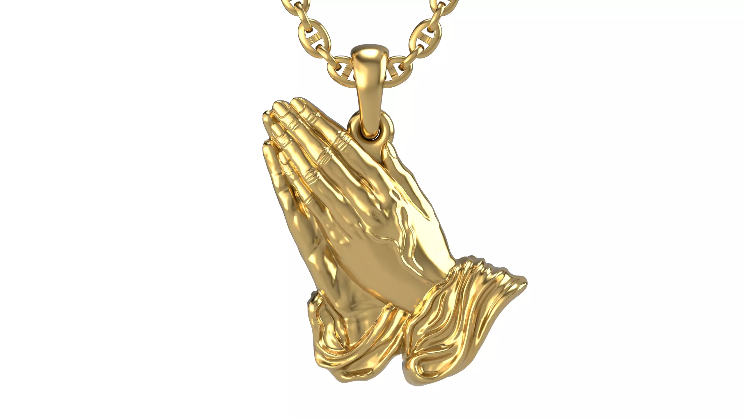 Praying Hands 3D print model_0