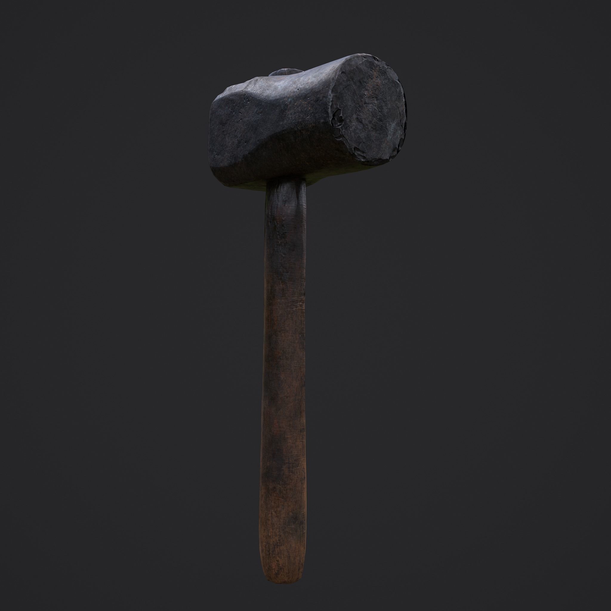 Heavy Hammer Low-poly 3D model_13