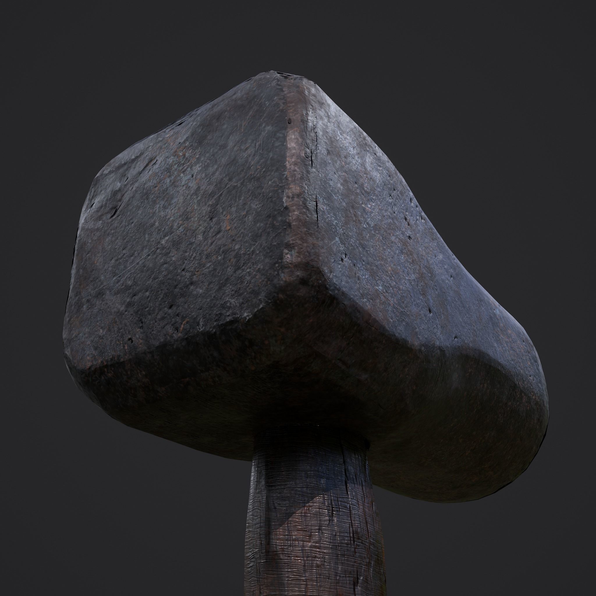 Heavy Hammer Low-poly 3D model_8