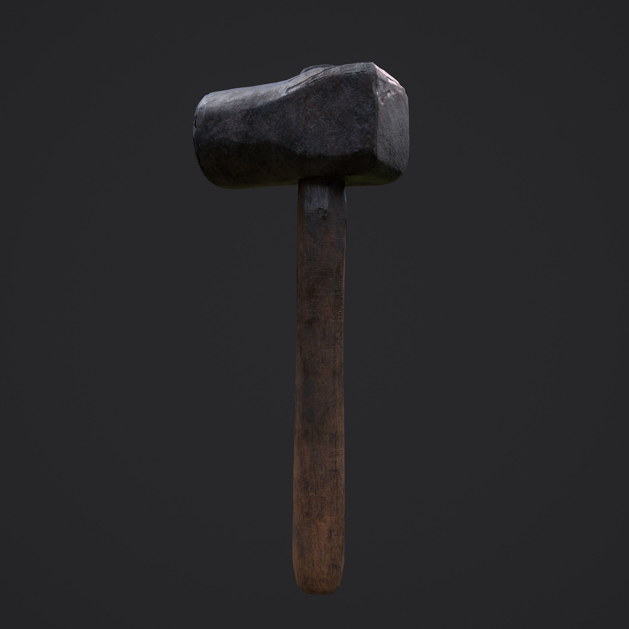 Heavy Hammer Low-poly 3D model_18