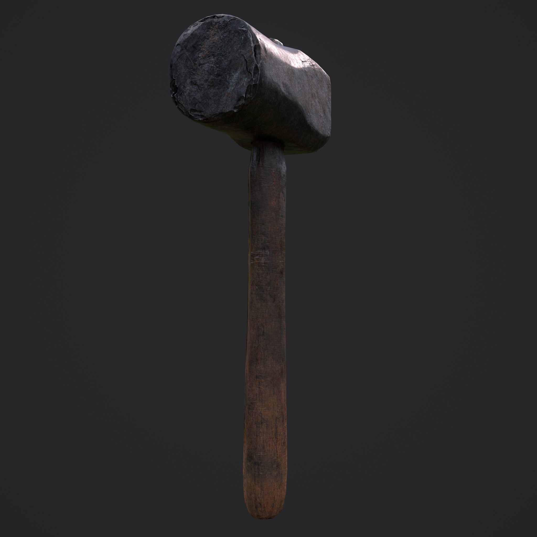 Heavy Hammer Low-poly 3D model_27