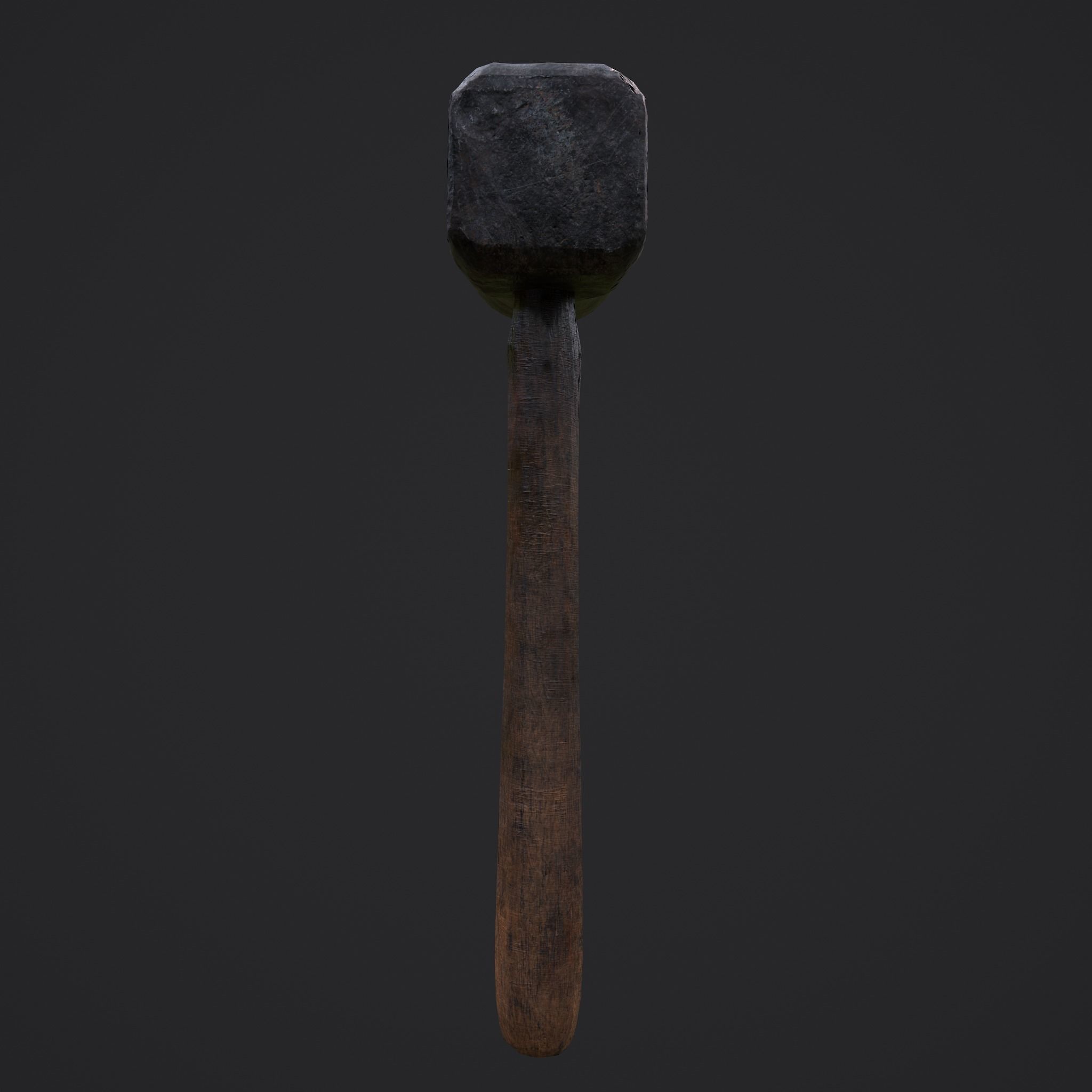 Heavy Hammer Low-poly 3D model_20