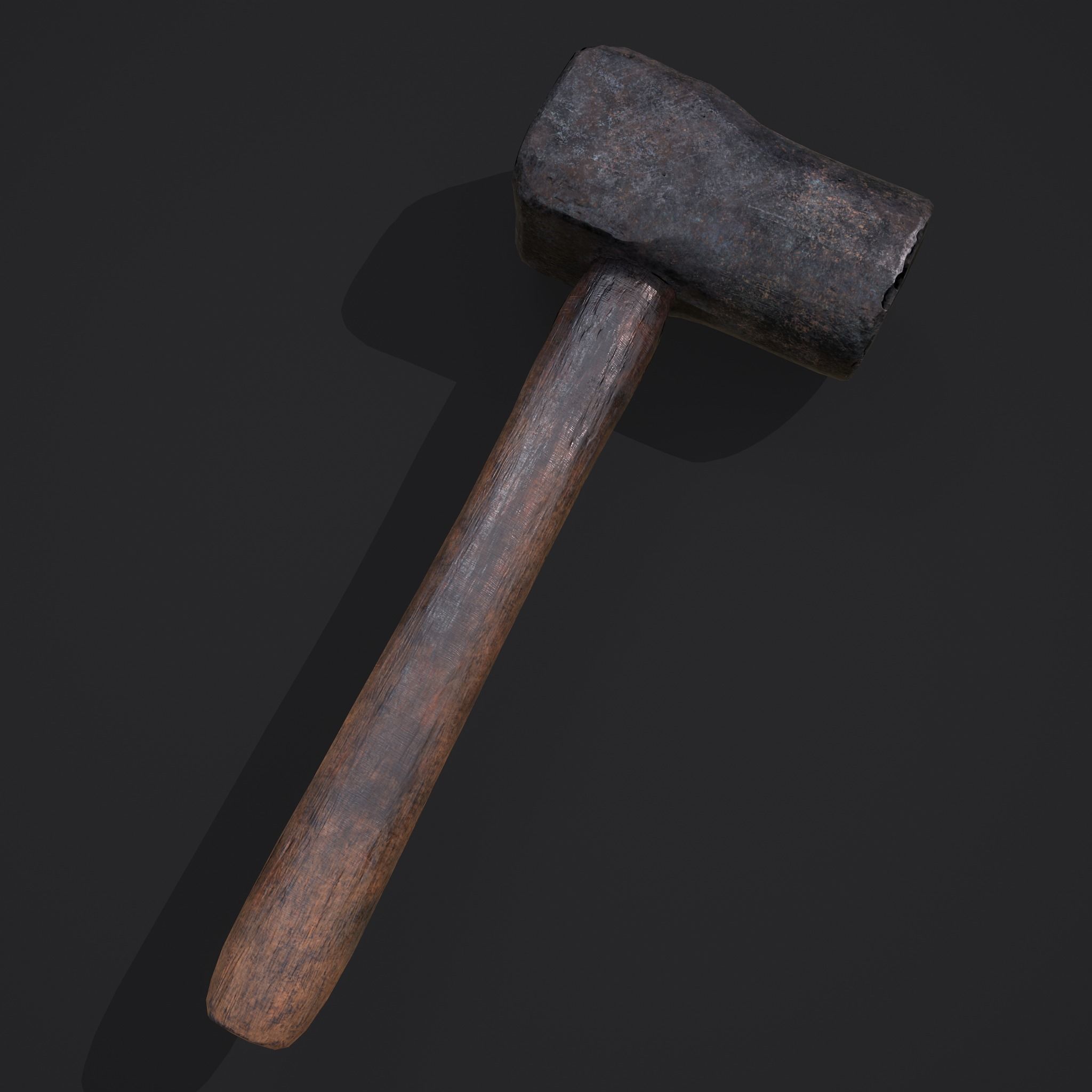 Heavy Hammer Low-poly 3D model_32