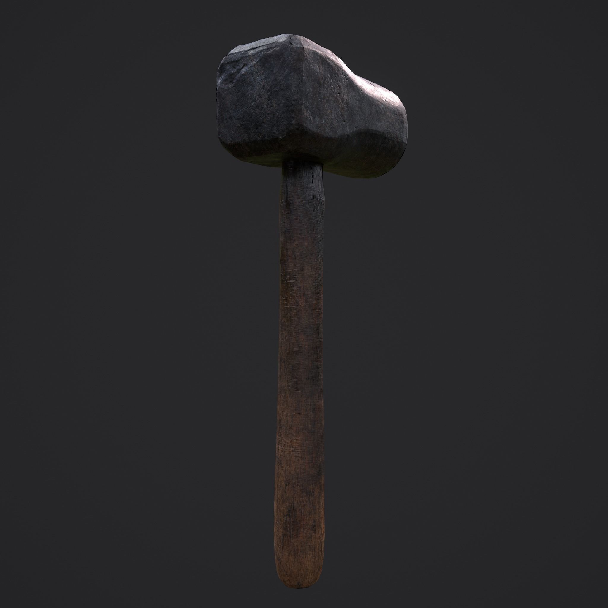 Heavy Hammer Low-poly 3D model_21