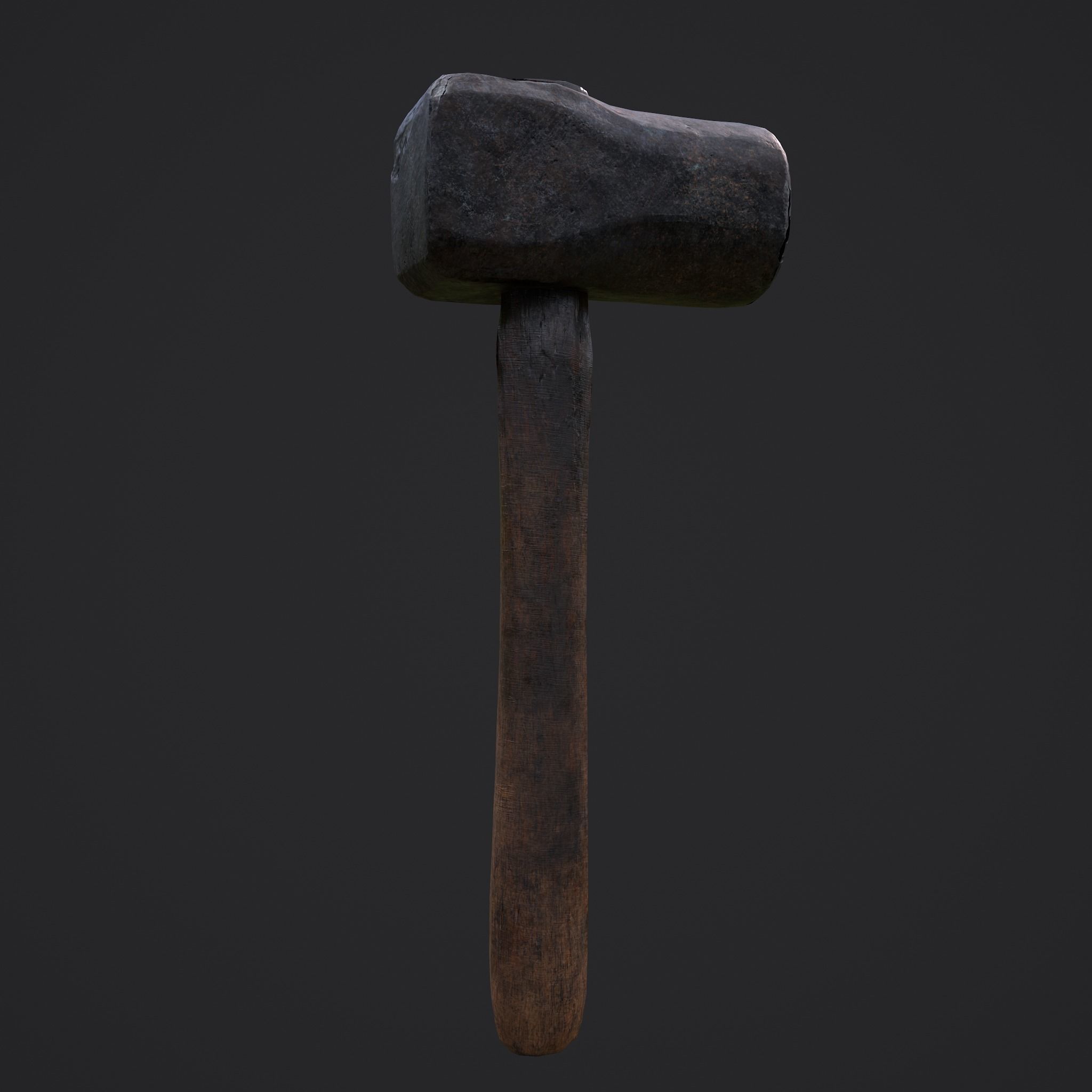 Heavy Hammer Low-poly 3D model_22