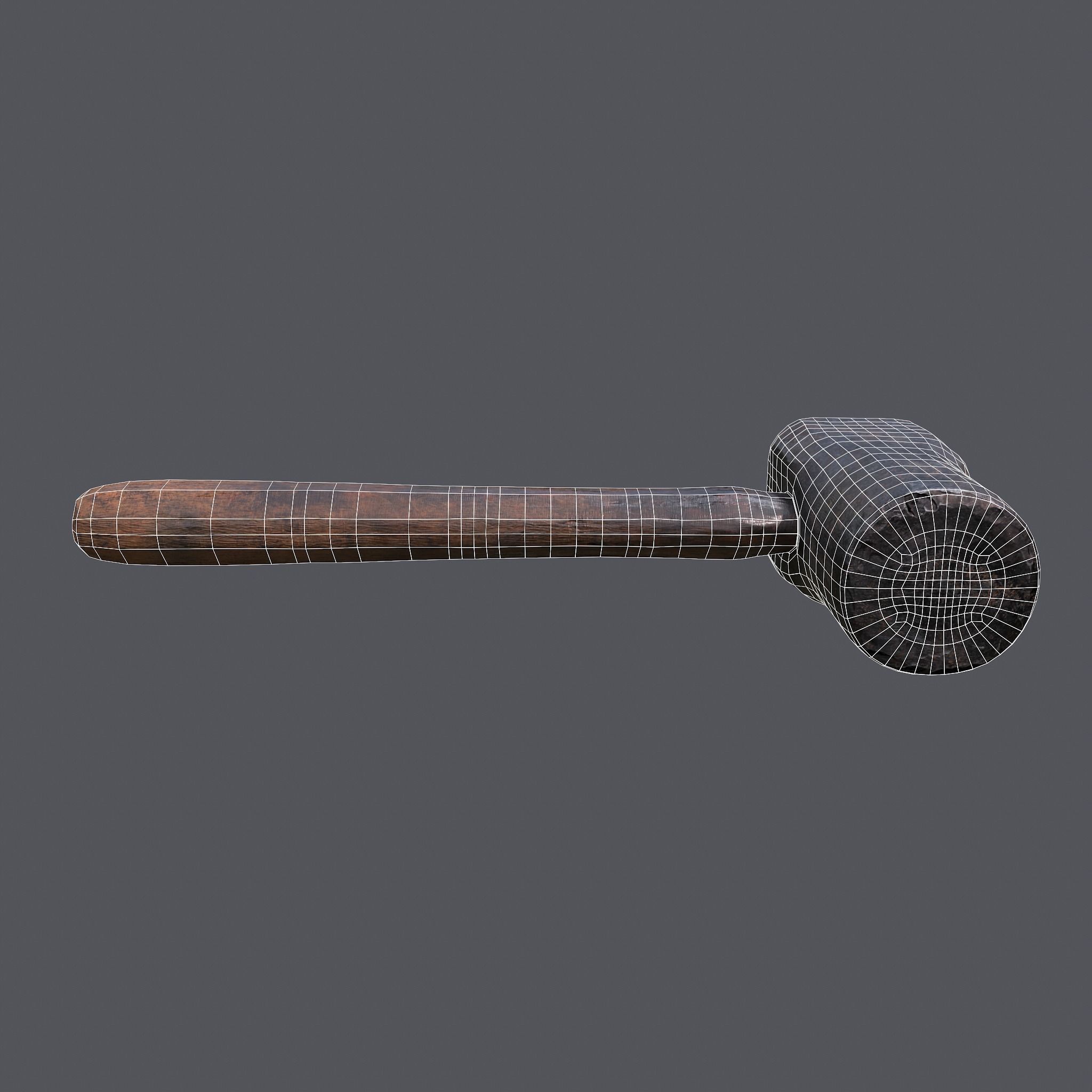 Heavy Hammer Low-poly 3D model_38