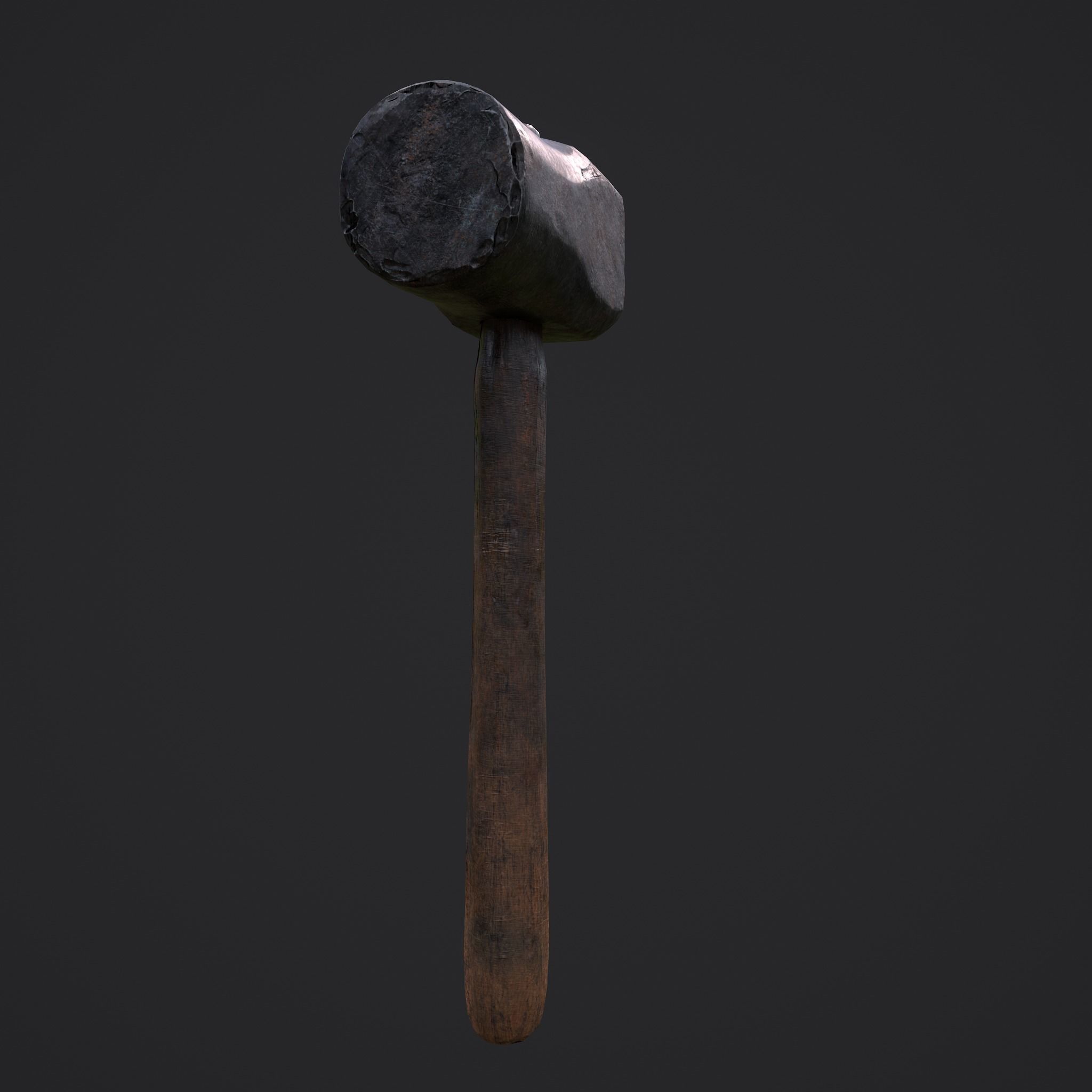 Heavy Hammer Low-poly 3D model_15