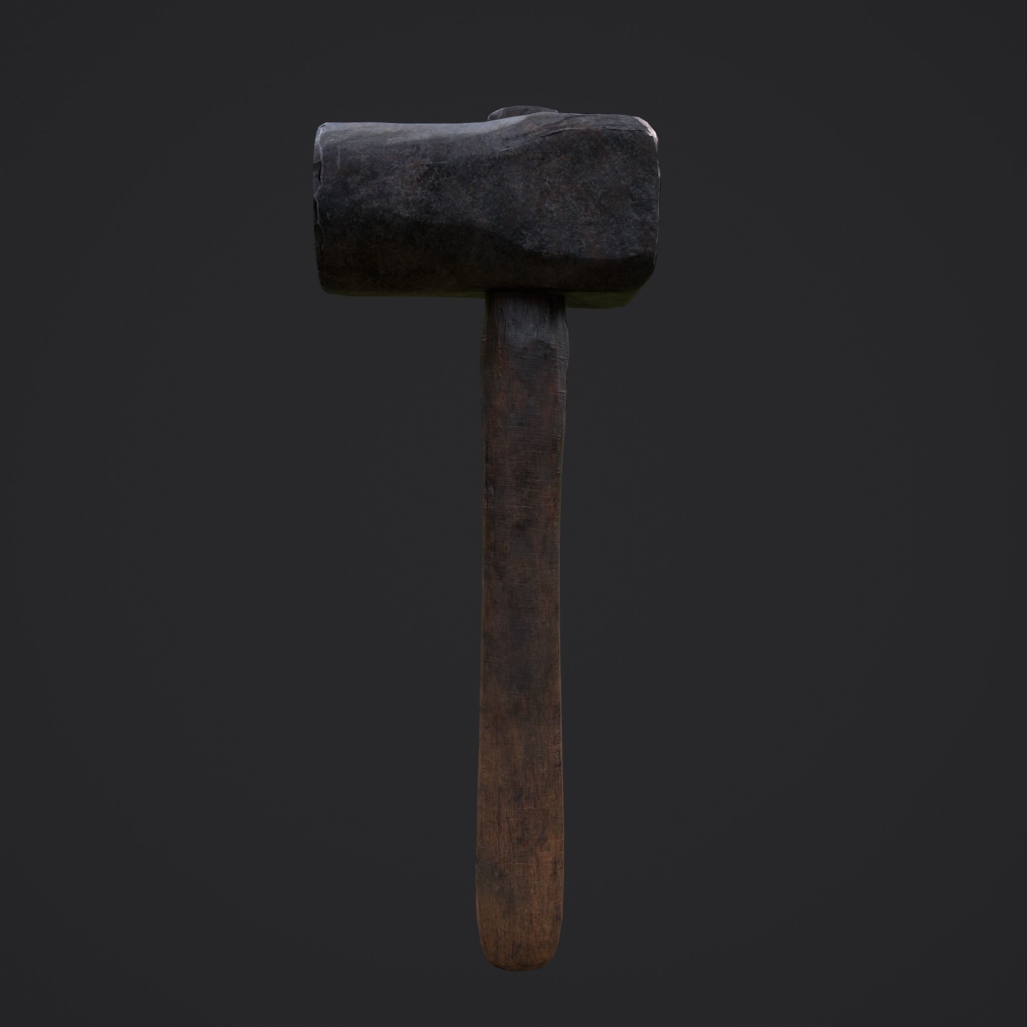 Heavy Hammer Low-poly 3D model_17