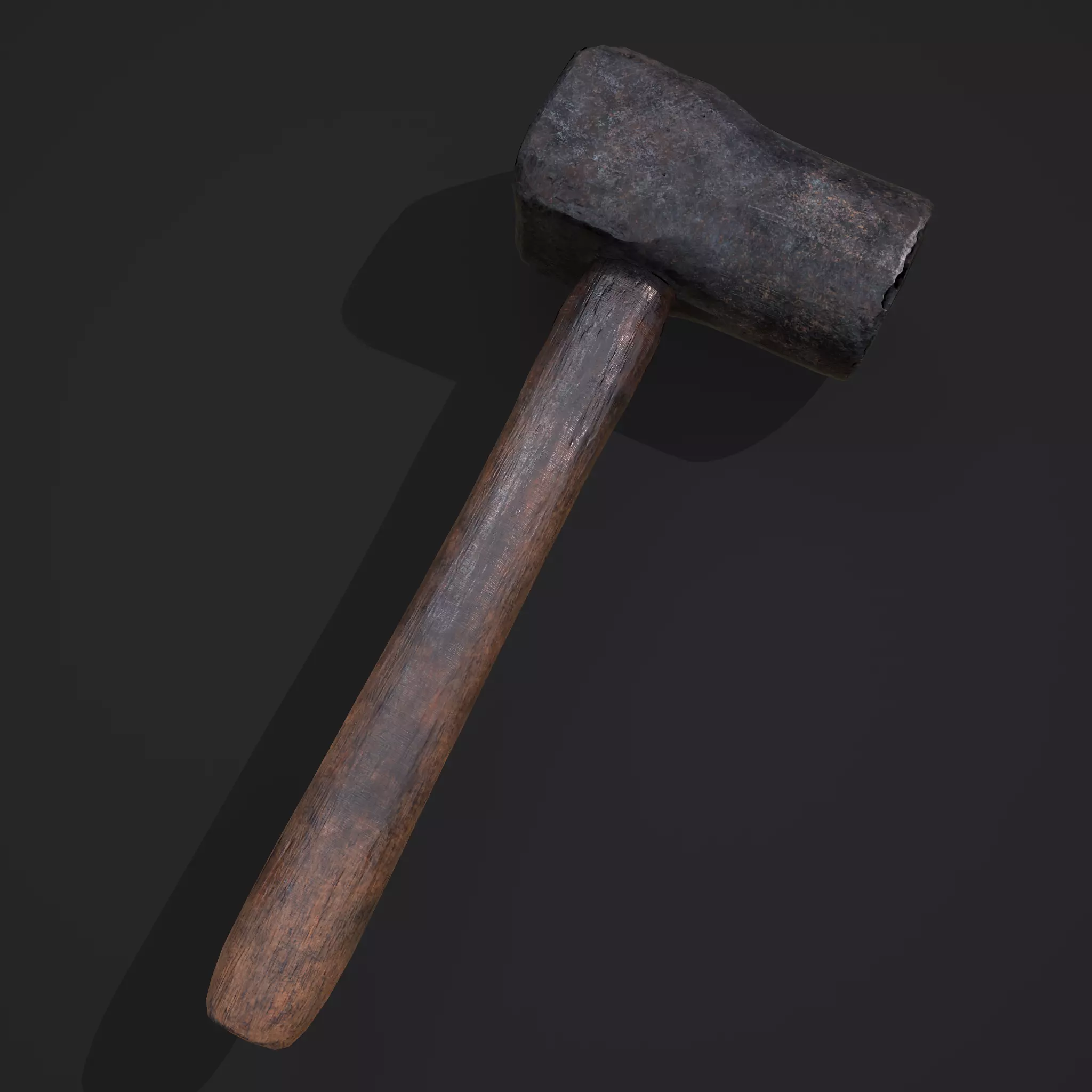 Heavy Hammer Low-poly 3D model_0