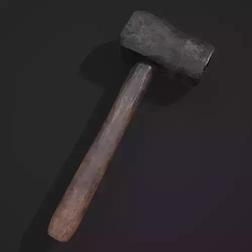 Heavy Hammer Low-poly 3D model