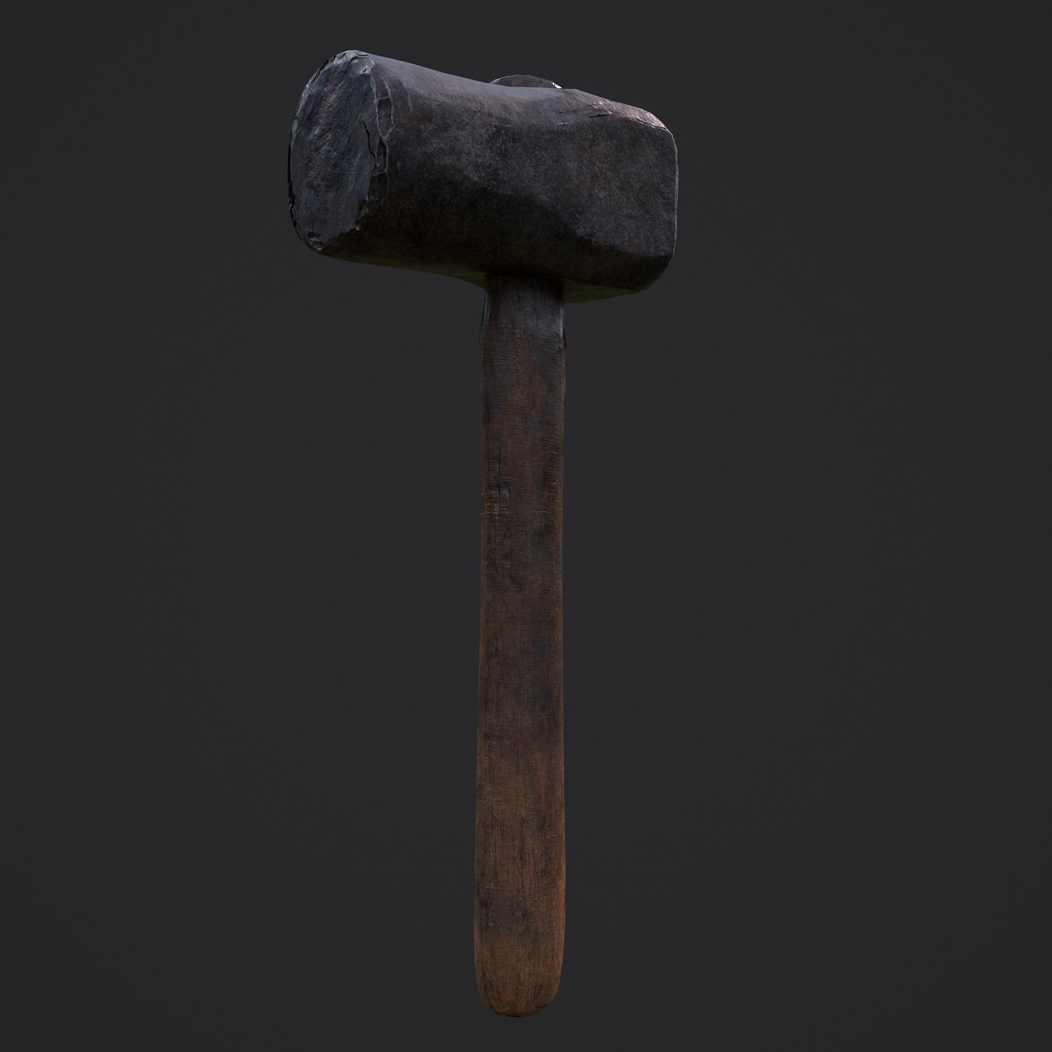 Heavy Hammer Low-poly 3D model_28