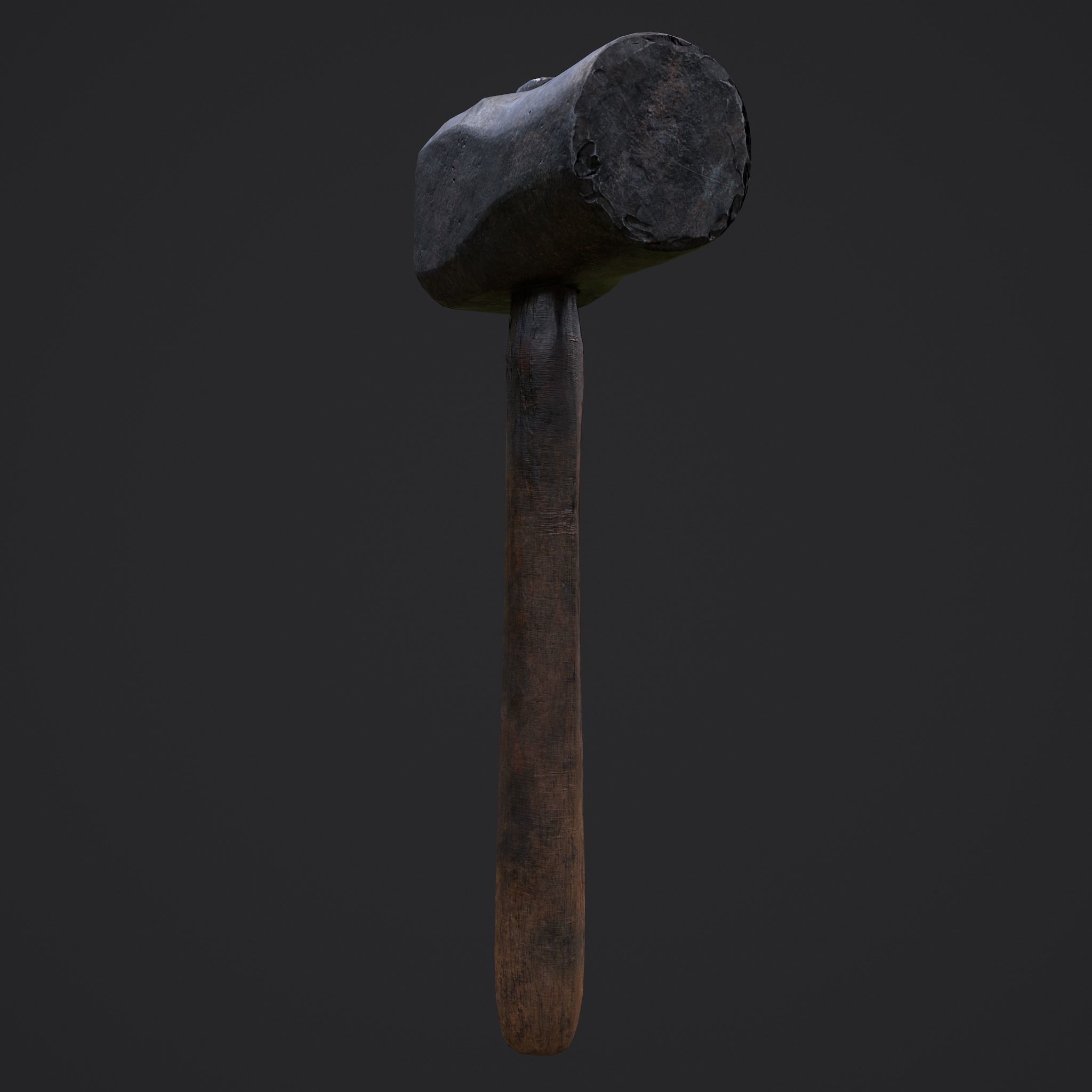 Heavy Hammer Low-poly 3D model_25