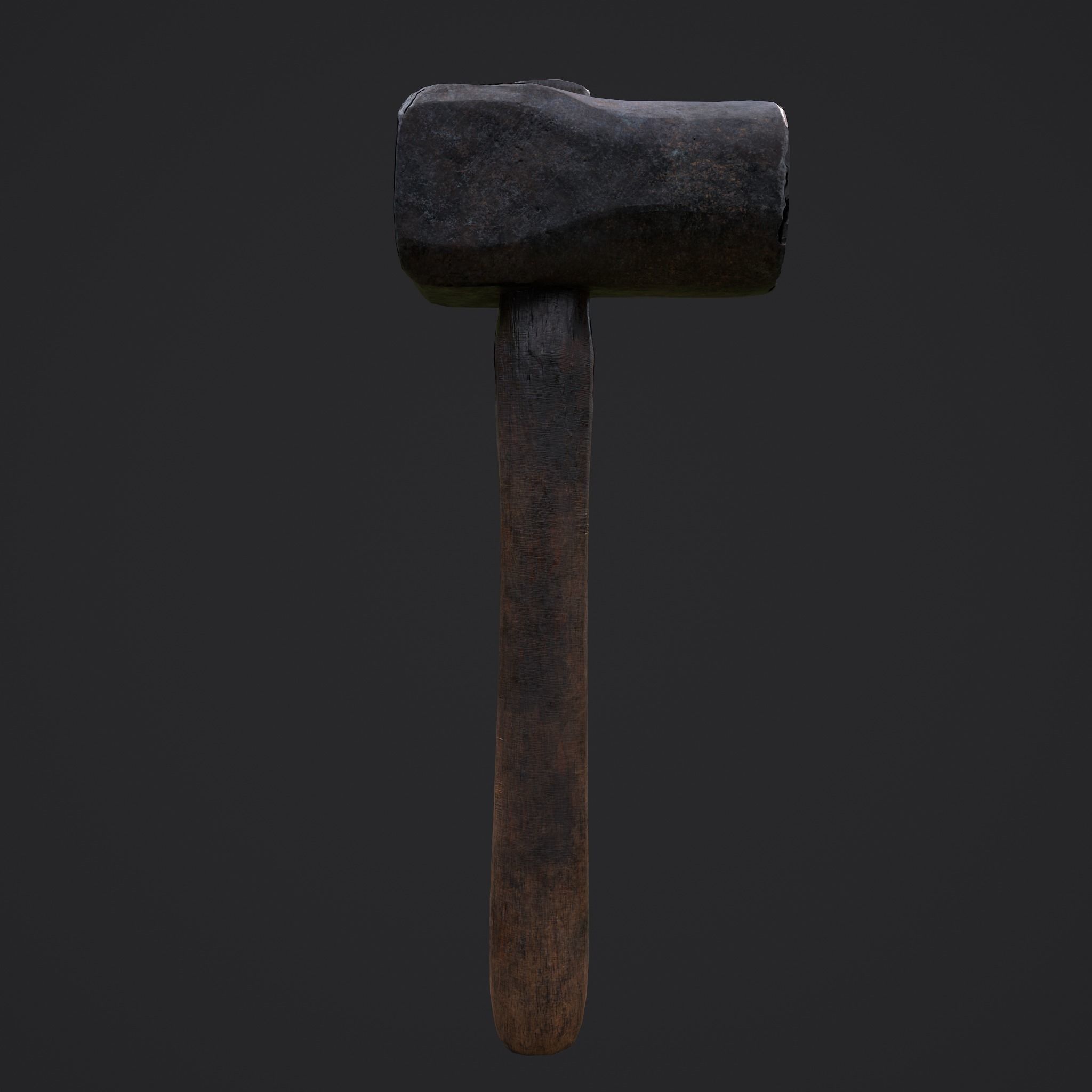 Heavy Hammer Low-poly 3D model_23