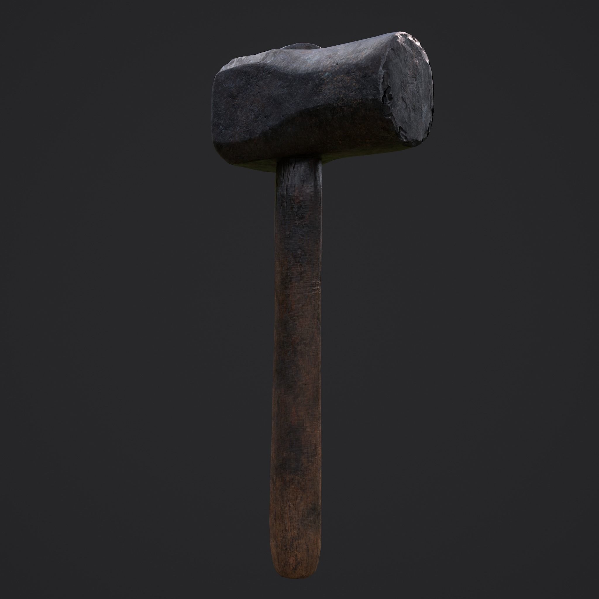 Heavy Hammer Low-poly 3D model_24