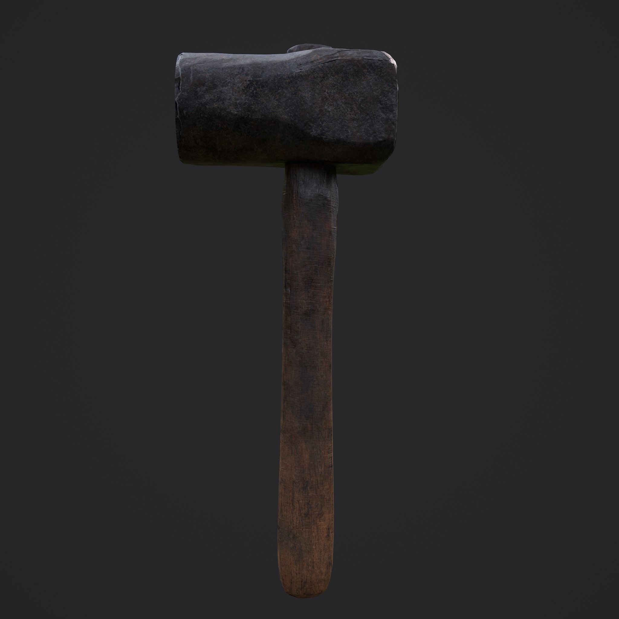 Heavy Hammer Low-poly 3D model_29