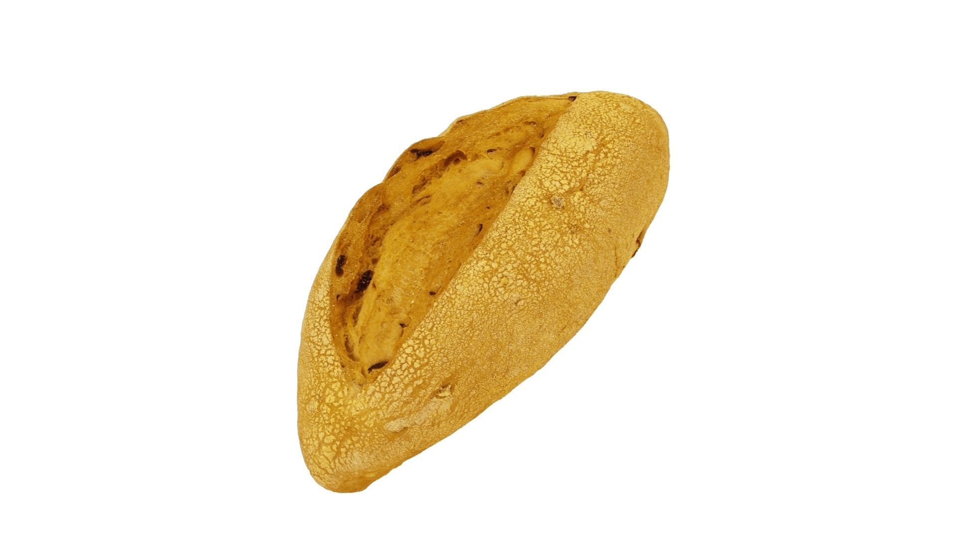 Rustic Sundried Tomato Bread - Extreme Definition Scanned 3D model_3