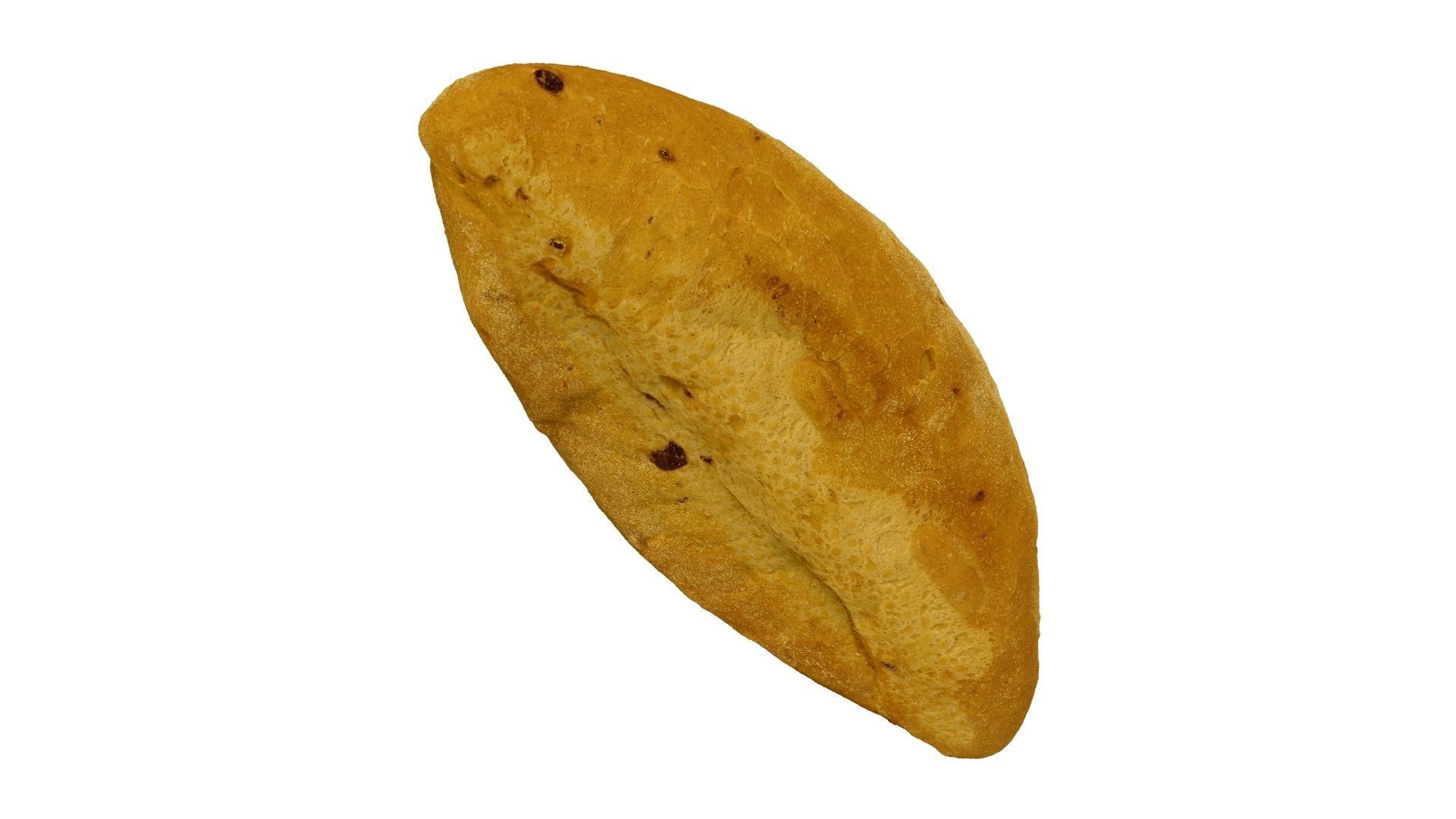 Rustic Sundried Tomato Bread - Extreme Definition Scanned 3D model_8