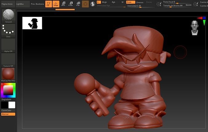 Boyfriend - Friday Night Funkin 3D print model