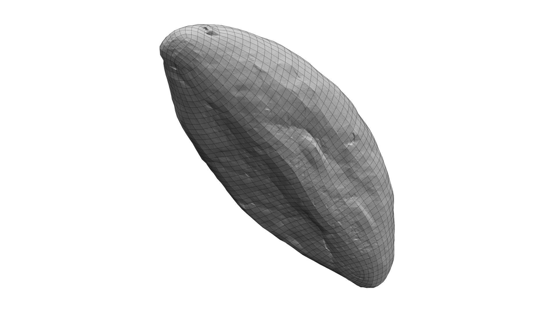 Rustic Sundried Tomato Bread - Real-Time Scanned Low-poly 3D model_6