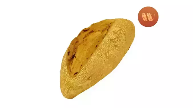 Rustic Sundried Tomato Bread - Real-Time Scanned