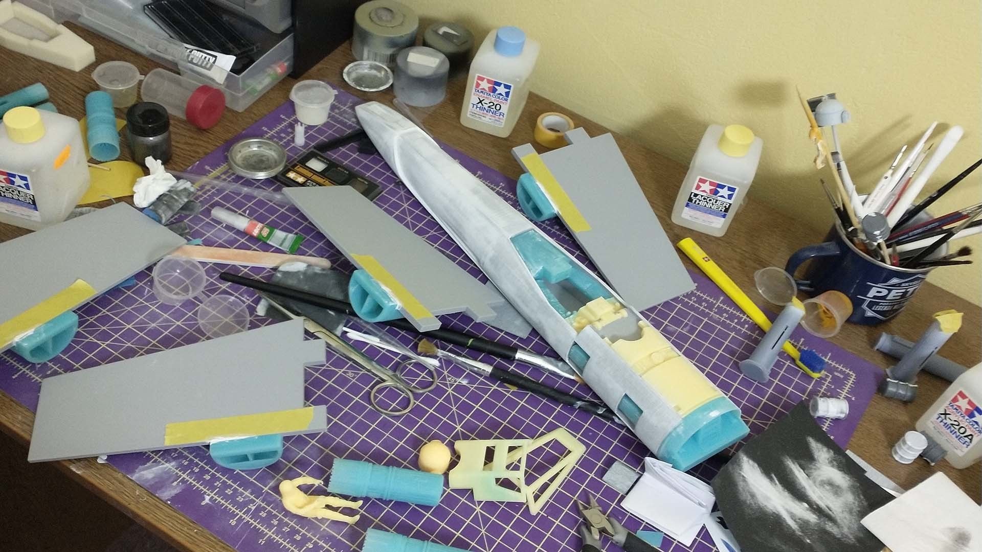 Star Wars Ralph McQuarrie X-Wing Concept V2 3D print model_25