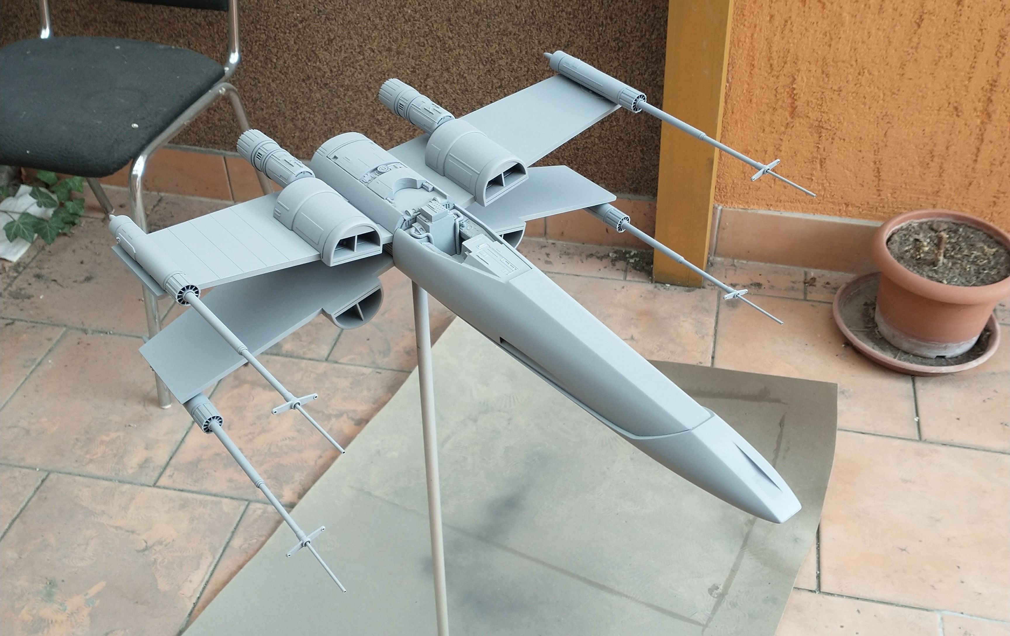 Star Wars Ralph McQuarrie X-Wing Concept V2 3D print model_24