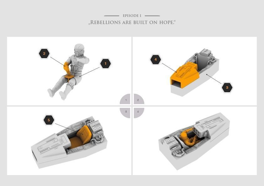 Star Wars Ralph McQuarrie X-Wing Concept V2 3D print model_23