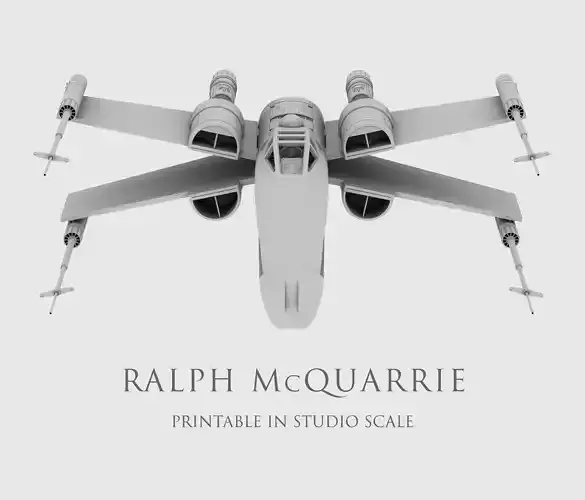 Star Wars Ralph McQuarrie X-Wing Concept V2