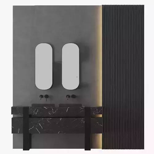 MODERN - Gray Bathroom-16