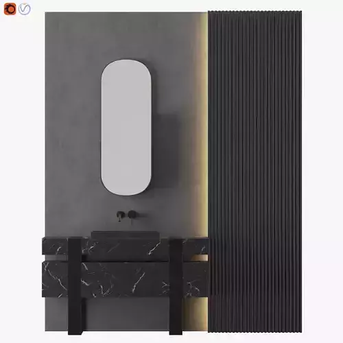 MODERN - Gray Bathroom-17