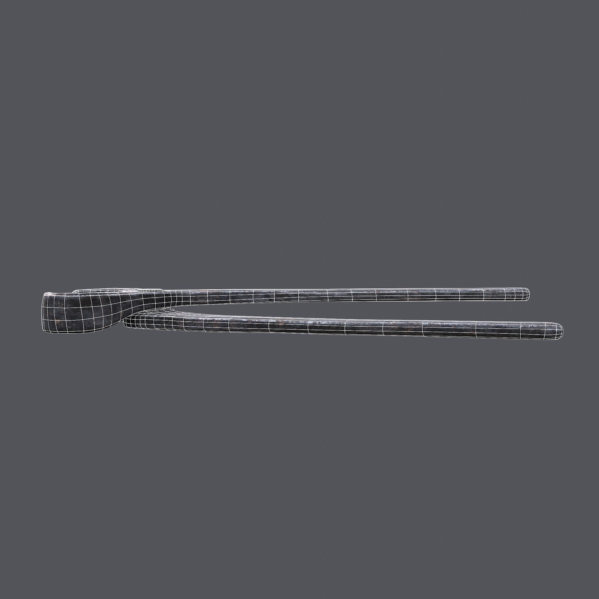 Tongs pliers Low-poly 3D model_25